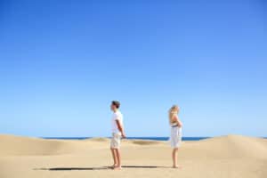 Walking away from a breakup