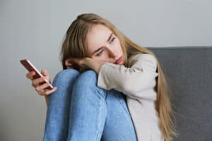 he texts you once in a blue moon